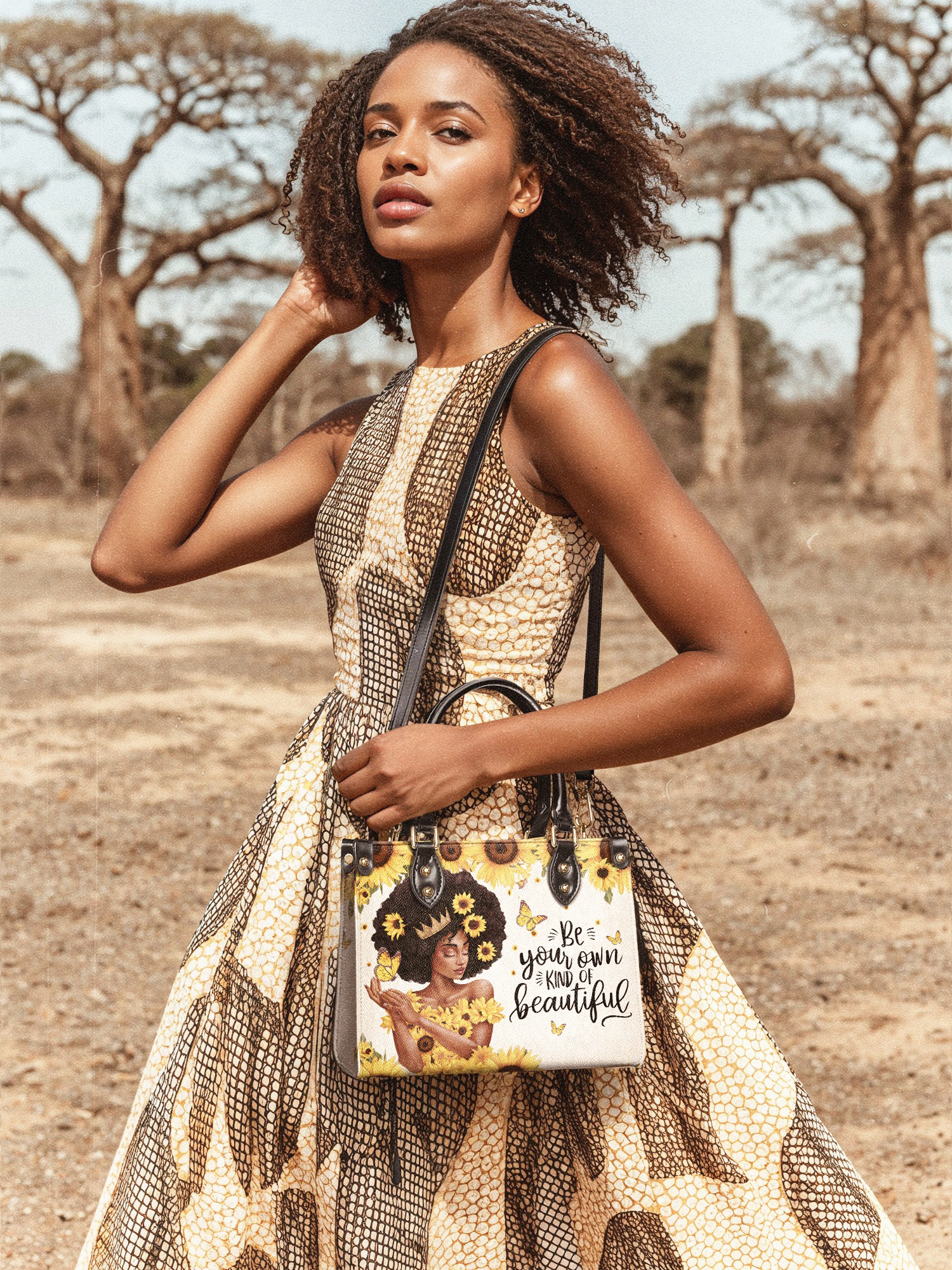 "Zuriya" Small Leather Handbag